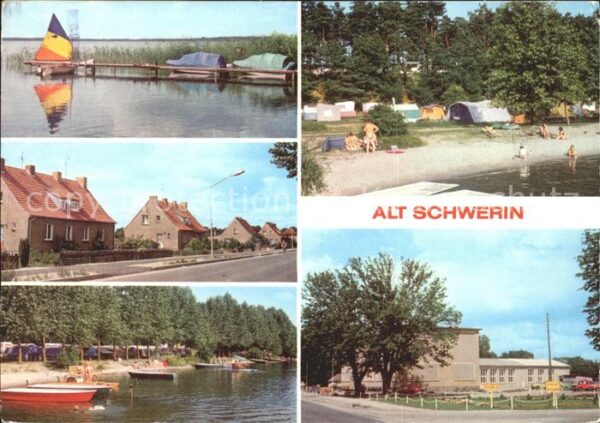 Alt Schwerin Plauer See Dorfstr Bootsanlegestelle Ca