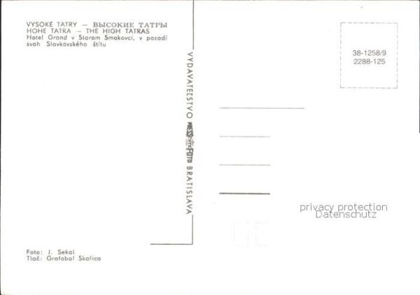 Vysoke Tatry Hotel Grand v Starom Smokovci – Bild 2