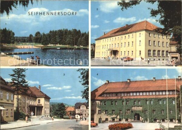 Seifhennersdorf Waldbad Silberteich VEB Ferienheim Kret
