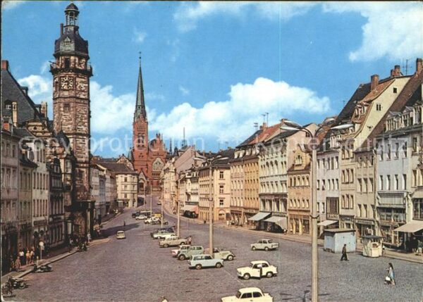 Altenburg Thueringen Markt Kirche