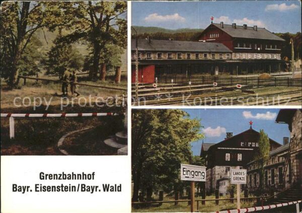 Bayrisch Eisenstein Grenzbahnhof Landesgrenze