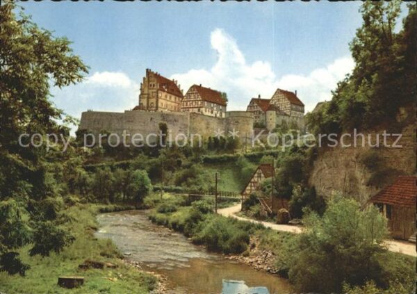 Vellberg Teilansicht Burgruine