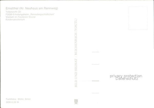 Ernstthal Teilansichten Rennsteigschlösschen Viad – Bild 2