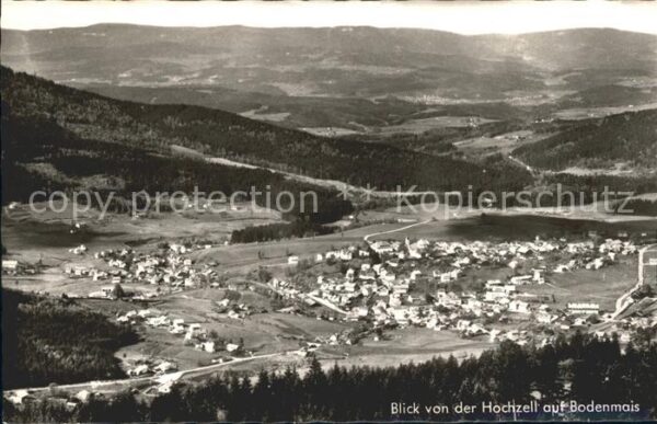 Bodenmais Blick von der Hochzell