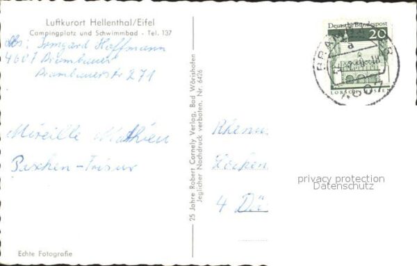 Hellenthal Eifel Fliegeraufnahme Camping Schwimmbad – Bild 2