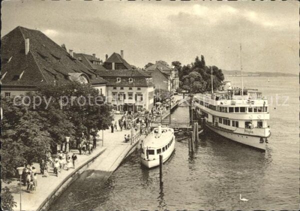 Ueberlingen Bodensee Schiffsanlegestelle