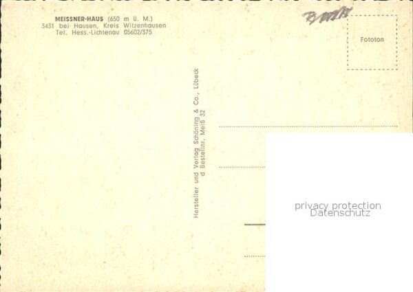 Hausen Hessisch Lichtenau Meissner Haus – Bild 2