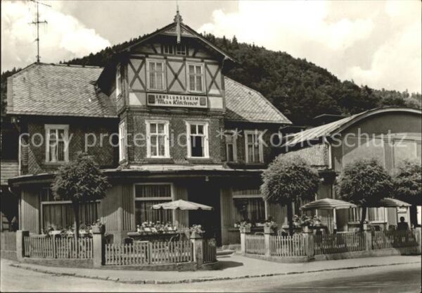 Sitzendorf Thueringen FDGB Erholungsheim Max Kirchner