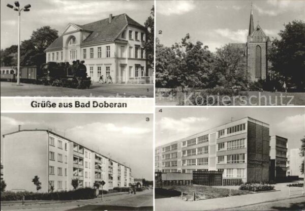 Bad Doberan Molli Dampflok auf Karl-Marx-Platz Müns