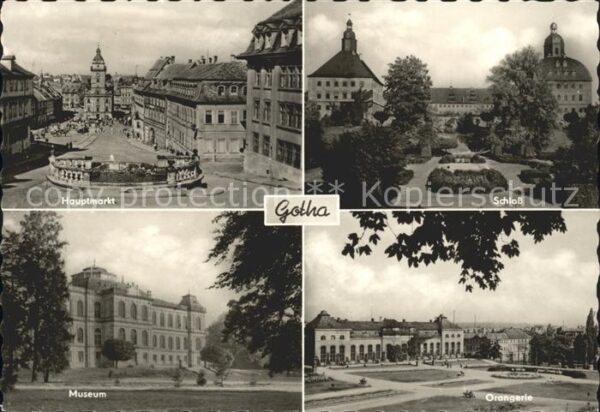 Gotha Thueringen Schloss Hauptmarkt Orangerie Museum