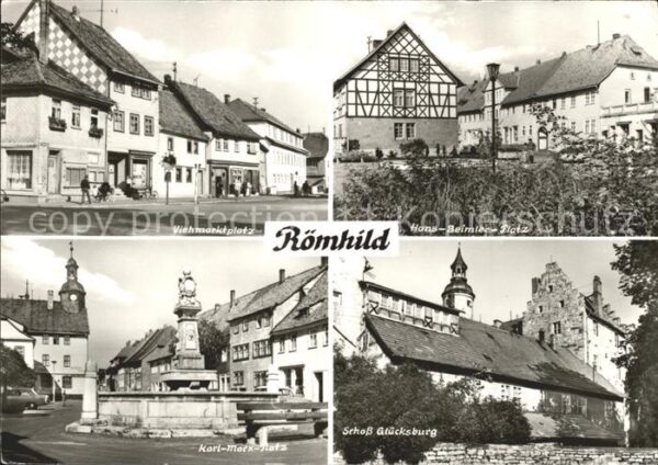 Roemhild Hans Beimler Platz Viehmarktplatz Glück