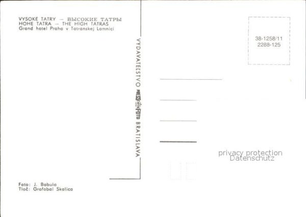Vysoke Tatry Grand-Hotel Praha – Bild 2