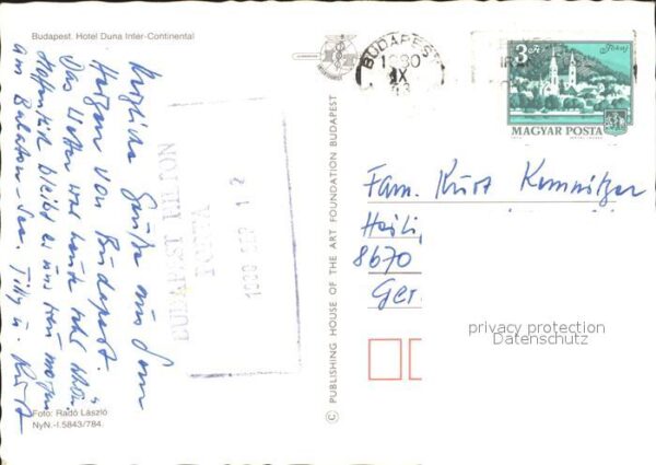 Budapest Hotel Duna Inter-Continental – Bild 2