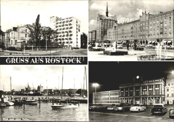 Rostock Bahnhofshotel Lange-Strasse Hafen %ra