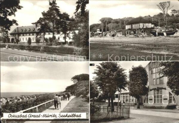 Graal-Mueritz Ostseebad Sanatorium-Richard-Assmann Kurhaus Stra