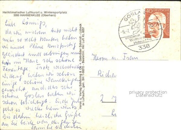 Hahnenklee-Bockswiese Harz Fliegeraufnahme – Bild 2