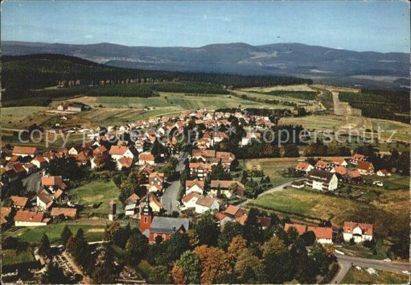 Hohegeiss Harz Fliegeraufnahme
