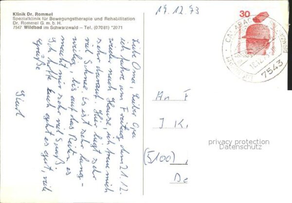 Wildbad Schwarzwald Klinik Dr. Rommel – Bild 2