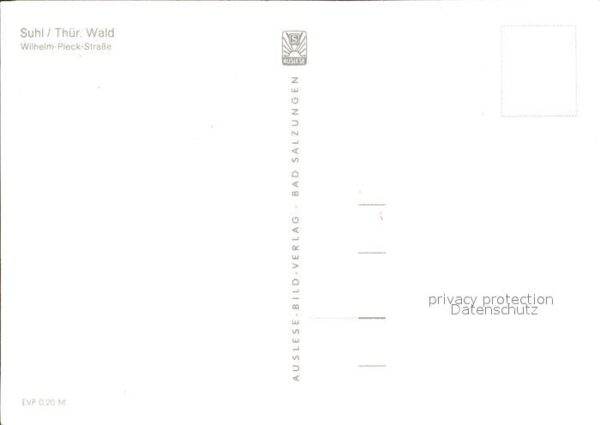 Suhl Thueringer Wald Wilhelm Pieck Strasse – Bild 2