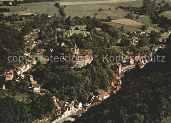 Bensheim Bergstrasse Schönberg Fliegeraufnahme Schloss Knapp