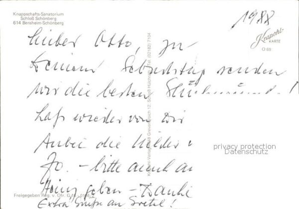 Bensheim Bergstrasse Schönberg Fliegeraufnahme Schloss Knapp – Bild 2