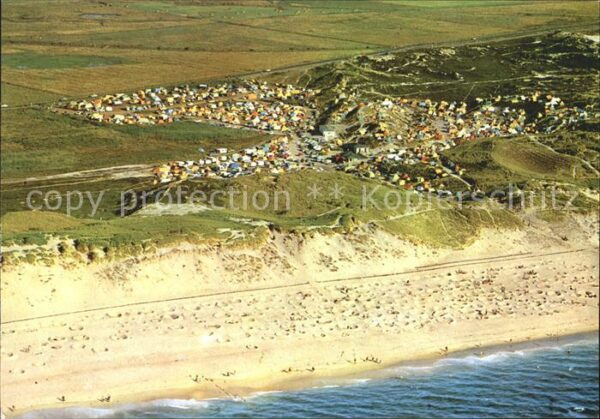 Westerland Sylt Fliegeraufnahme Camping Heinzius