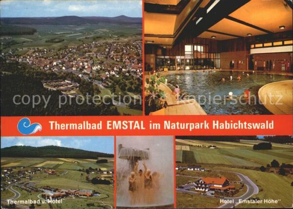 Sand Bad Emstal Fliegeraufnahme Schwimmbad Hote Emstale