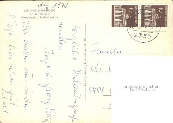 Altenhof Eckernfoerde Campong Robinsonshütte – Bild 2
