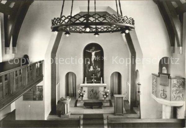 Kipsdorf Inneres der Bergkirche