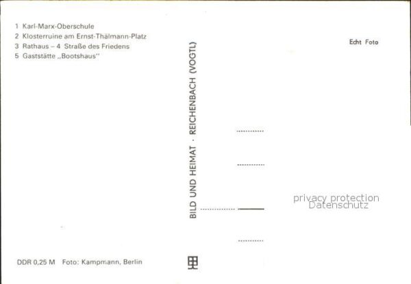 Zehdenick Klosterruine Ernst-Thlälmann-Platz Gass – Bild 2