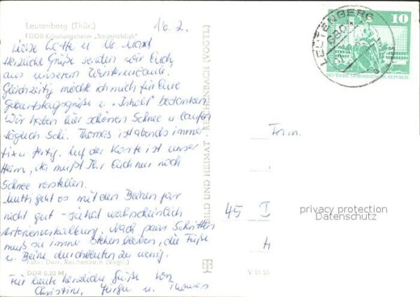 Leutenberg Thueringen FDGB Erholungsheim Sormitzblick – Bild 2