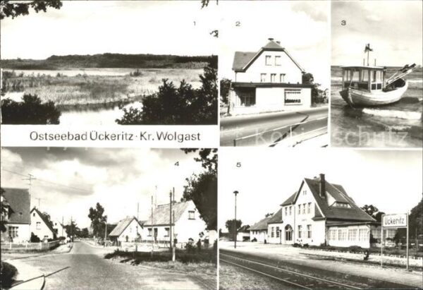 Ueckeritz Usedom Wochninsee Hauptstrasse Bahnhof