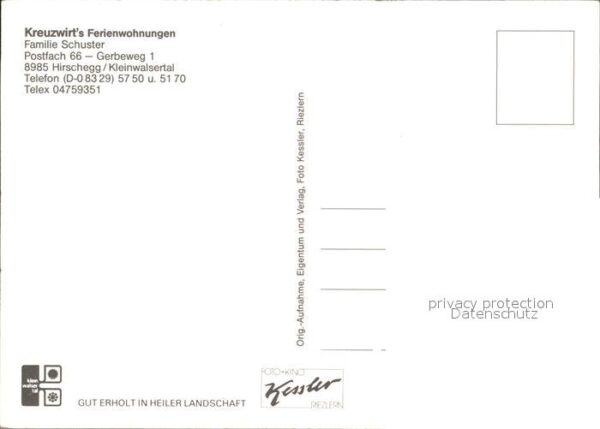Hirschegg Kleinwalsertal Vorarlberg Kreuzwirts Ferienwohnungen – Bild 2