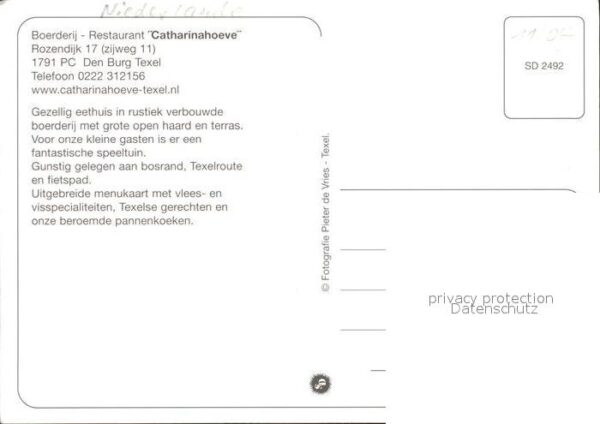 Texel Boerderij Restaurant Catharinahoeve – Bild 2