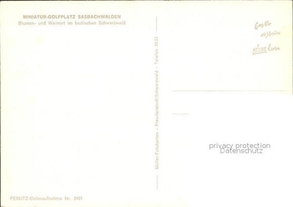 Sasbachwalden Minitaur-Golfplatz – Bild 2