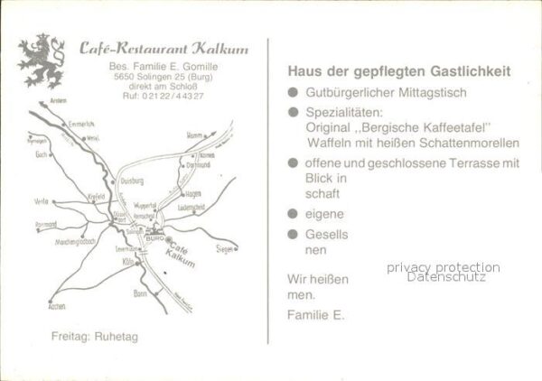 Solingen Cafe Restaurant Kalkum – Bild 2