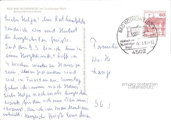 Bad Rothenfelde Schüchtermann Klinik – Bild 2