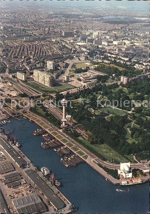 Rotterdam Fliegeraufnahme Hafen