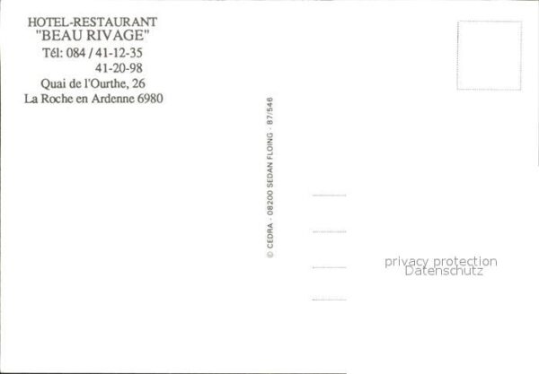 La Roche-en-Ardenne Hotel Restaurant Beau Rivage – Bild 2