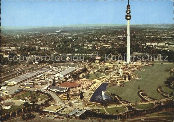 Dortmund Fliegeraufnahme Fernsehturm und Westfal
