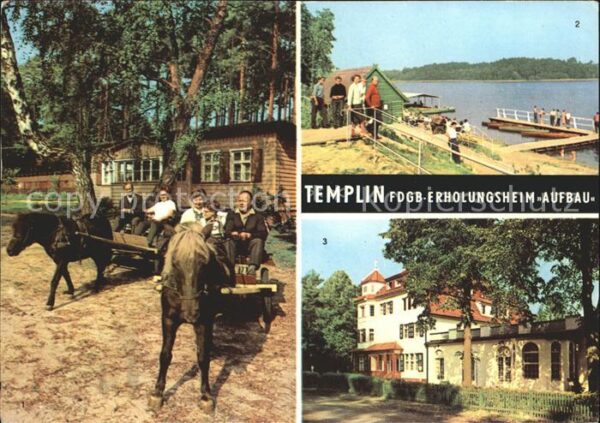 Templin FDGB Erholungsheim Aufbau