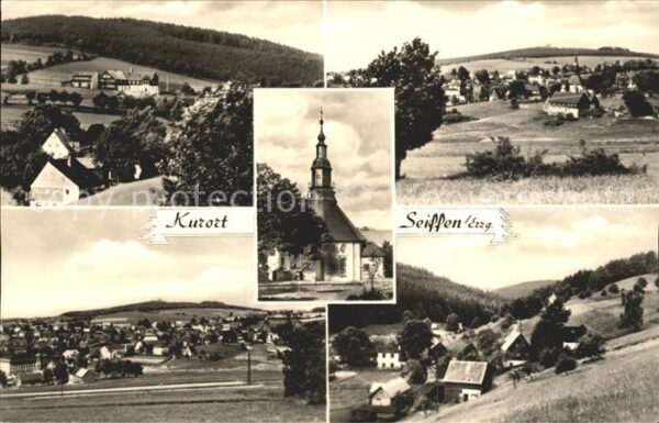 Seiffen Erzgebirge Kirche Teilansichten