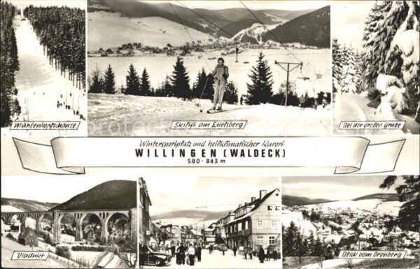 Willingen Sauerland Skilift Ettelsberg grosse Grube Brücke