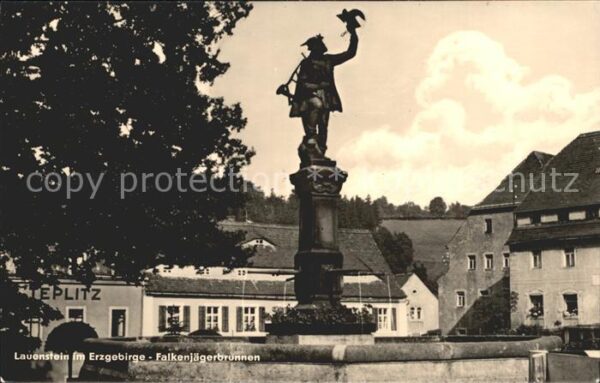 Lauenstein Erzgebirge Falkenjägerbrunnen