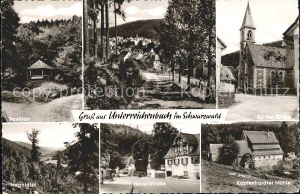 Unterreichenbach Calw Pavillon Kirche Kapfenhardter Mühle Hau