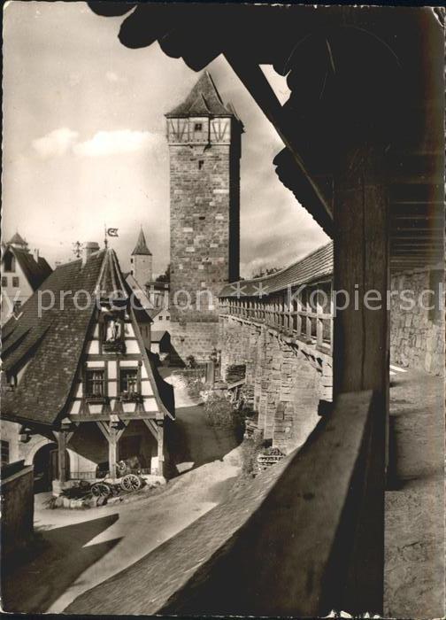 Rothenburg Tauber Alte Schmiede Röderschütt Forge Wall