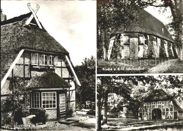 Borstel Bispingen Lonsklause Kirche alte Bauernhof