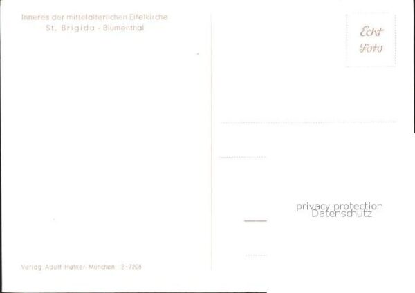 Blumenthal Schleiden Kirche St Brigida Blumenthal Inneres – Bild 2