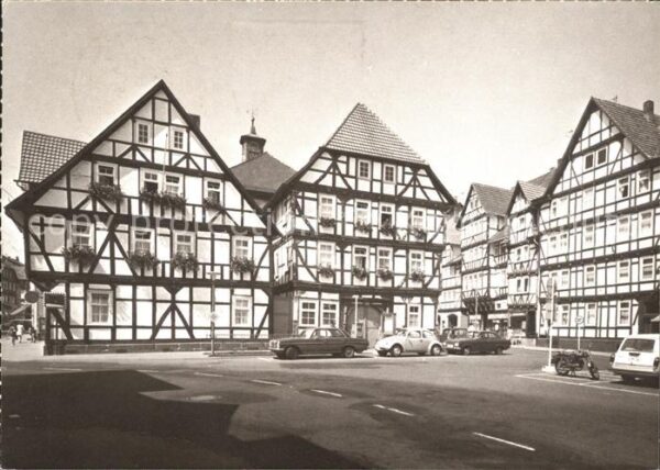 Eschwege Fachwerkhäuser Marktplatz