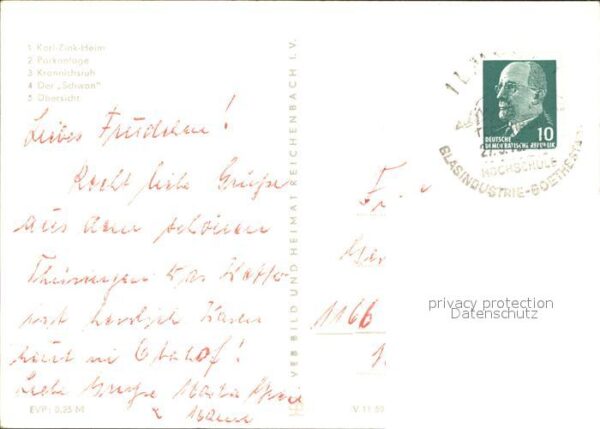 Langewiesen Karl Zink Heim Parkanlage Krannichsruh – Bild 2